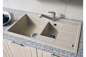 Мойка из гранита Blanco Metra бежевый (513469) - 2