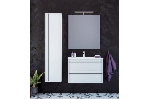 Шкаф-пенал Aquanet Lino 35 белый матовый - 2