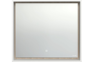 Зеркало Cersanit Louna 80 с подсветкой, сенсор на зеркале