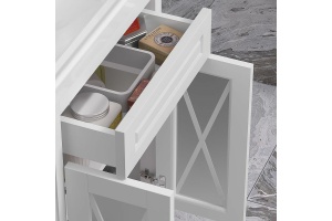 Тумба с раковиной Opadiris Палермо 60 белый матовый - 3