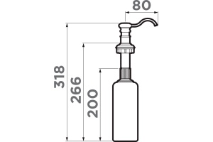 Дозатор Omoikiri 4995032 leningrad grey - 2