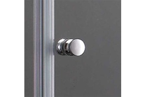 Душевой уголок Cezares Elena 80х80 хром стекло прозрачное - 3