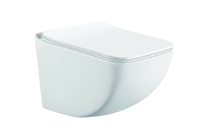 Унитаз подвесной Ceramalux белый (K255)
