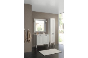 Тумба с раковиной Aquanet Паола 90 белая - 2