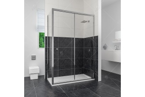 Душевой уголок RGW Classic CL-45 (960-1010)x900x1850 профиль хром