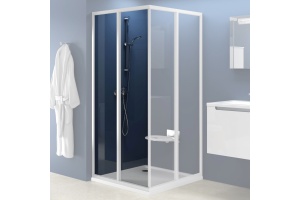 Дверь для душевого уголка Ravak SRV2-80 S Transparent, профиль белый