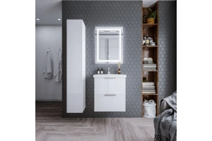 Тумба под раковину Бриклаер Хелена 60 белый (4627125416354) - 2