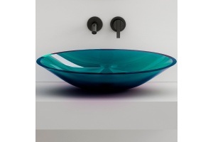 Накладная раковина Abber Kristall 54 бирюзовая