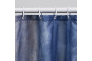 Штора для ванной Wasserkraft Ammer 180х200 рисунок черный - 3