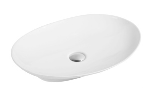Раковина керамическая накладная, овальная AM2370
