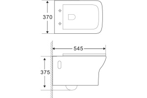 Унитаз подвесной BelBagno Romano BB248CHR безободковый - 3