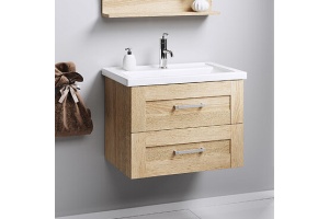 Тумба с раковиной Aqwella Foster 80 подвесная - 2