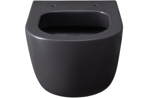 Унитаз подвесной Allen Brau Priority безободковый с сиденьем микролифт антрацит - 3