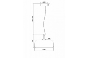 Подвесной светодиодный светильник Maytoni Madmen MOD127PL-L6SG - 2