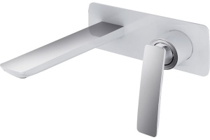 Смеситель для раковины встроенный Timo Helmi 4071/00-16SM хром-белый