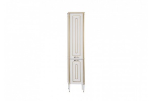 Шкаф-пенал Aquanet Паола 40 белый, золото - 3