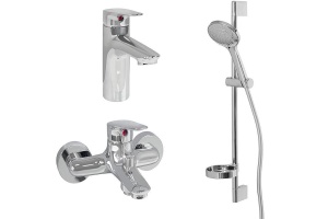 Душевой комплект Jacob Delafon Elite E32911RU-CP 3 в 1 два смесителя + душевой гарнитур