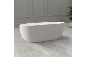 Ванна из искусственного камня Abber Stein 170х80 белый матовый