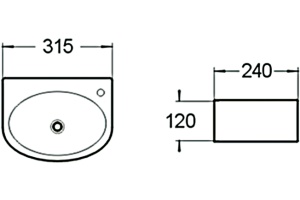 Рукомойник SantiLine SL-2019 - 2
