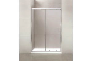 Душевая дверь BelBagno Uno 150 стекло прозрачное  (UNO-195-BF-1-150-C-Cr) - 3