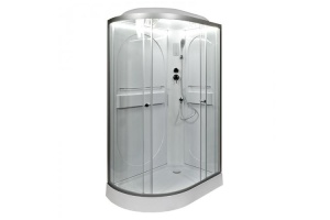 Душевая кабина Deto L 120х80 хром (L602RLED)