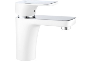 Смеситель для раковины D&K  белый, хром (DA1432116)