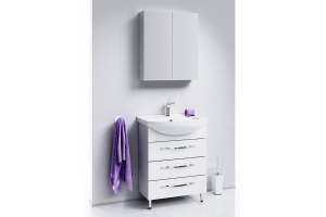 Тумба для комплекта Aqwella Allegro 65 с 3 ящиками - 2