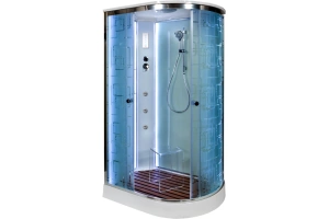 Душевая кабина Deto ЕМ 110х80 с гидромассажем, крышей и электрикой (EM1511LLED+GM) - 2