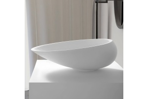 Раковина накладная ABBER Stein AS2616 белая матовая