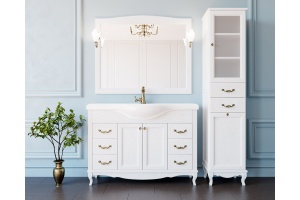 Шкаф-пенал ValenHouse Эллина 41.5 см (E40_КБRКБ) - 2