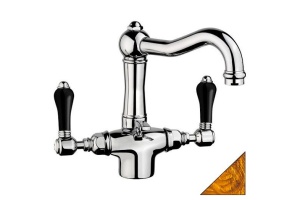 Смеситель для раковины Nicolazzi Dames Angl золото (1432GB78B)