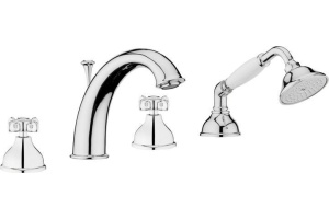 Смеситель Webert Ottocento OT730101015 хром, на борт ванны