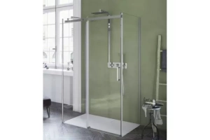 Душевая стенка Excellent Rols 100 хром стекло прозрачное - 2