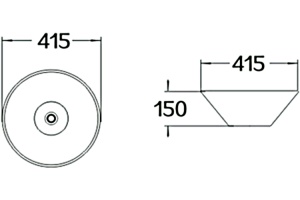Рукомойник SantiLine SL-1068 - 2