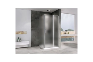 Душевой уголок Abber Sonnenstrand 100х70 хром стекло матовое