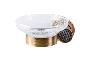 Мыльница настенная Boheme Royal Cristal бронза