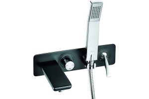 Смеситель E.C.A. Novita 104501130 С ВНУТРЕННЕЙ ЧАСТЬЮ, для ванны с душем