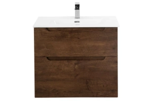 Тумба с раковиной BelBagno Etna 70 темное дерево