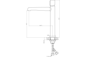 Смеситель Agger Slim A2212100 для раковины - 2