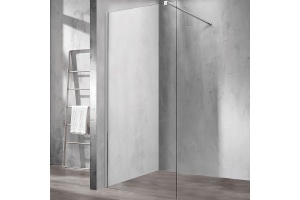 Душевая перегородка Vincea Walk-In 110х200 хром стекло прозрачное