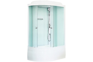 Душевая кабина Royal Bath BK 120x80 R профиль хром стекло матовое