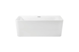 Акриловая ванна Aquatek Квадро 180х80 белый с ножками и сливом-переливом (AQ-K27880)