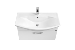 Тумба под раковину подвесная Aquaton Ария 80 белый