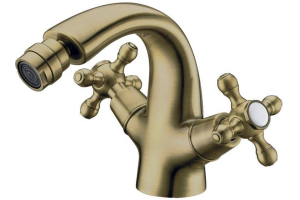 Смеситель для биде Boheme Medici бронза с белым кристаллом Swarovski