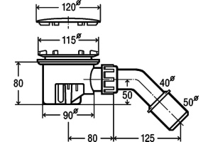 Сифон для поддона Viega Tempoplex 364786 - 2