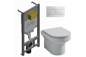 Комплект Jacob Delafon Elite E21742RU-00 кнопка хром