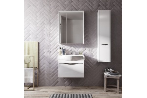 Зеркало-шкаф STWORKI Хельсинки 65 с подсветкой, навесной , белый, ДСП
эмаль, светодиоды - 2