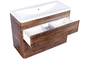 Тумба напольная Атлантика 100, Люкс старое дерево, PLUS - 3