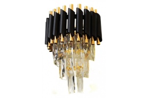 Накладной светильник LUMINA DECO Funneli LDW 6003-2 BK+F.GD - 2