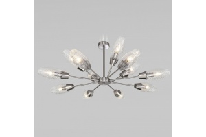 Люстра на штанге Eurosvet Thalia 60140/12 сатин-никель